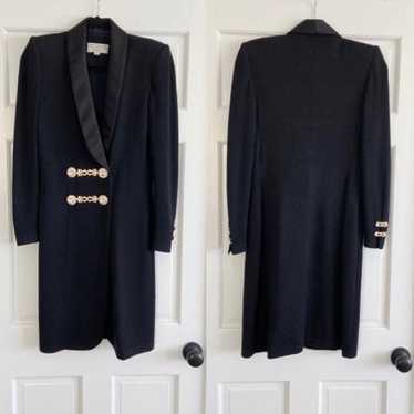 ST. JOHN Santana Knit Long Jacket Coat