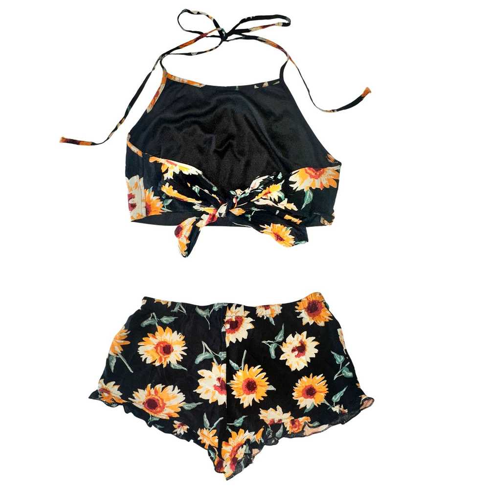 Other Reverse Two-Piece Coord Set Halter Crop Top… - image 2