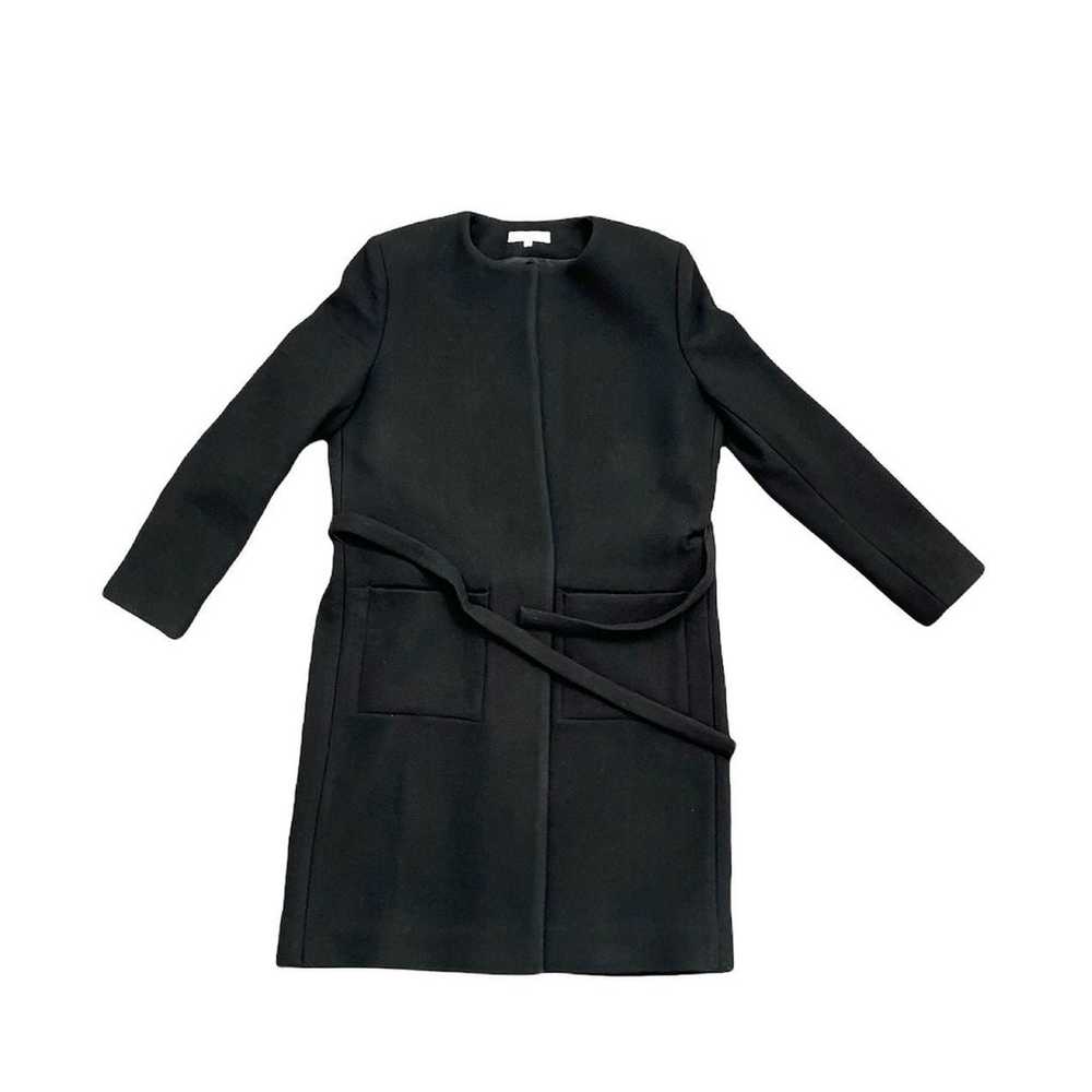 IRO Kila Black Wool & Silk Blend Front Pockets Ti… - image 4