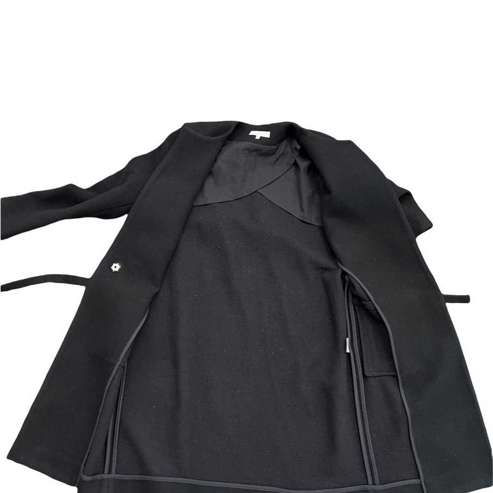 IRO Kila Black Wool & Silk Blend Front Pockets Ti… - image 7