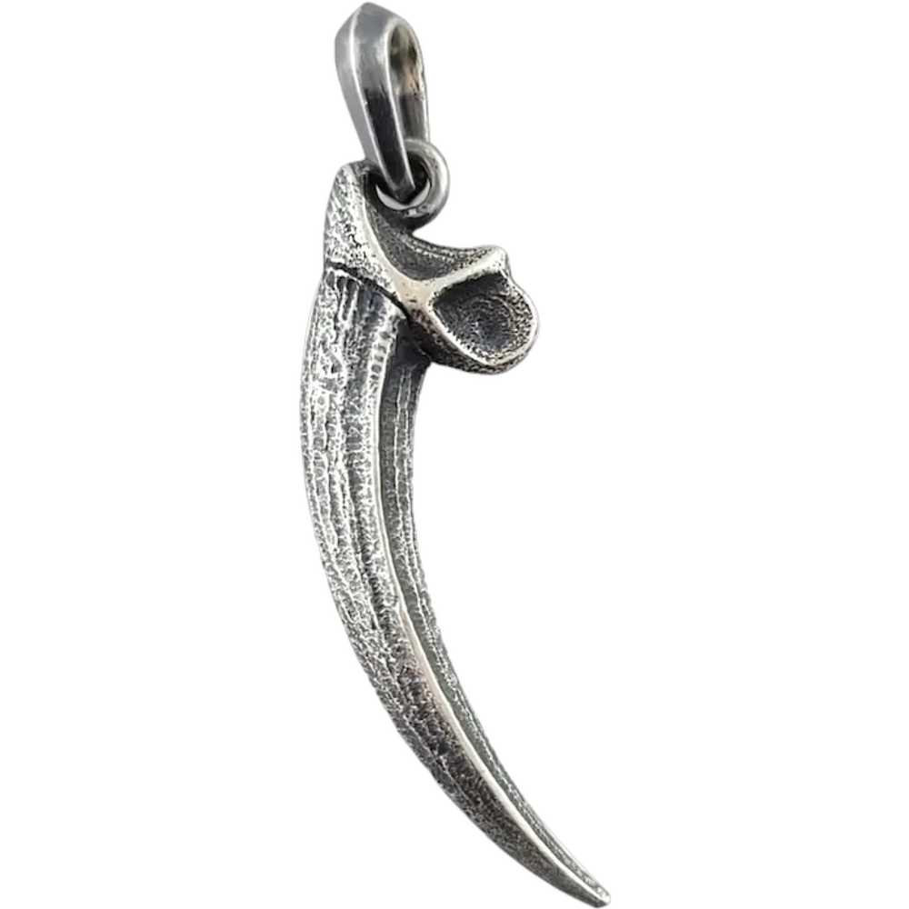 David Yurman Sterling Silver Eagle Talon Amulet #… - image 1