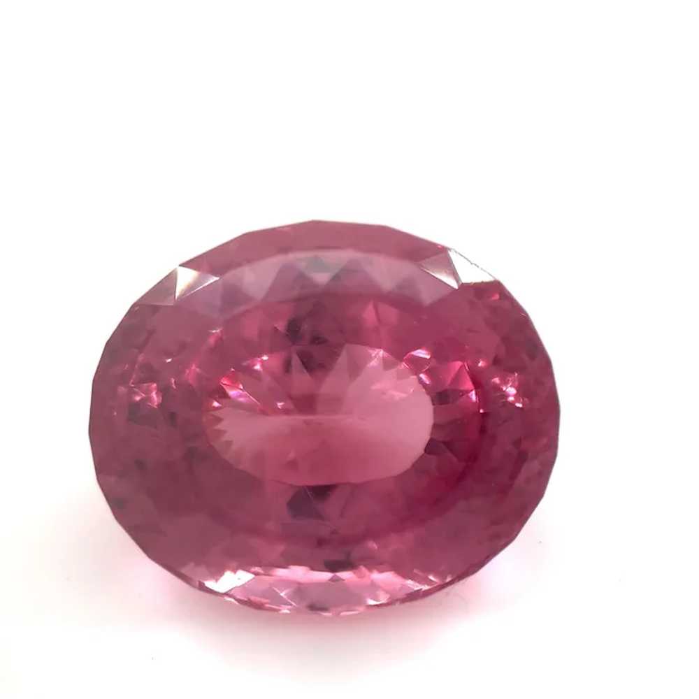 GIA Certified 7.60 Carat No Heat Pink Spinel and … - image 7