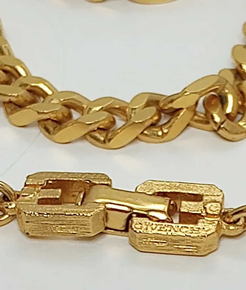 Vintage Givenchy Classic Gold Chain Necklace, Min… - image 3