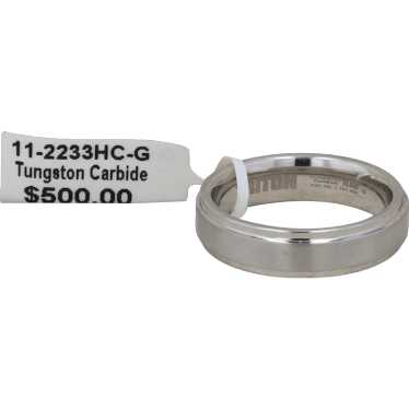 Men's Frederick Goldman Tungsten Carbide 'Triton'… - image 1