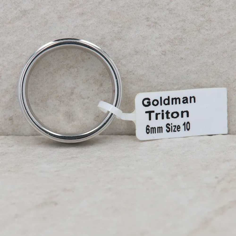 Men's Frederick Goldman Tungsten Carbide 'Triton'… - image 2