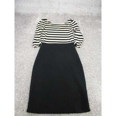 Reiss Reiss Bodycon Dress Womens 2 Black Striped - image 1