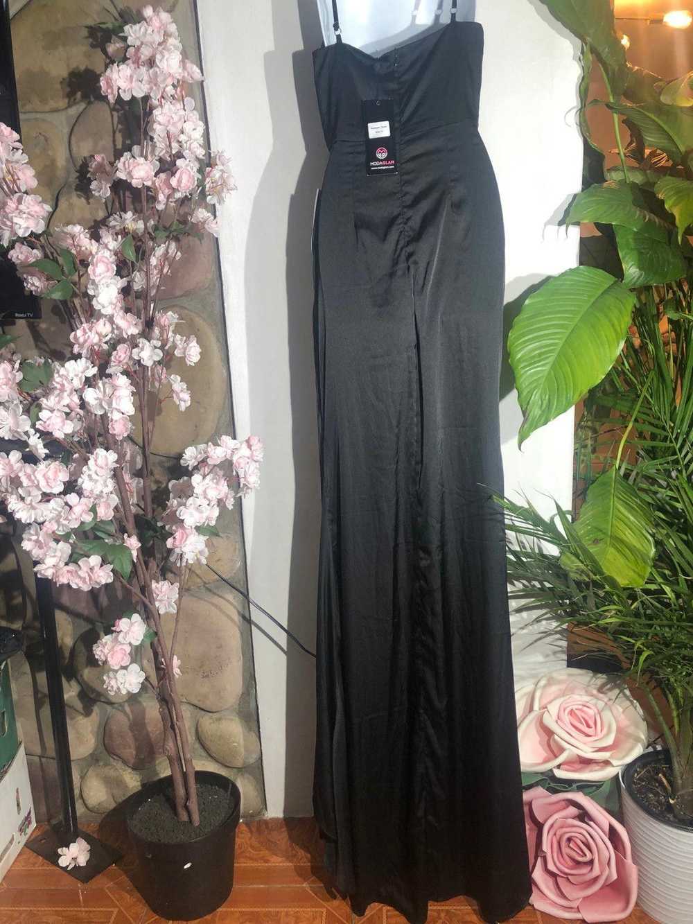 Designer Gown Dress hi-slit corset top by Moda Gl… - image 8