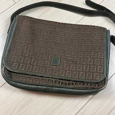 Vintage canvas monogram Fendi crossbody