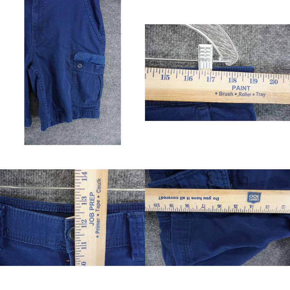 Vintage St Johns Bay Cargo Shorts Mens 38 Blue Co… - image 4