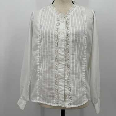 vintage avon fashions lace victorian style blouse