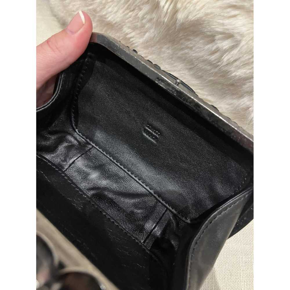 Alexander McQueen Knuckle leather clutch bag - image 4