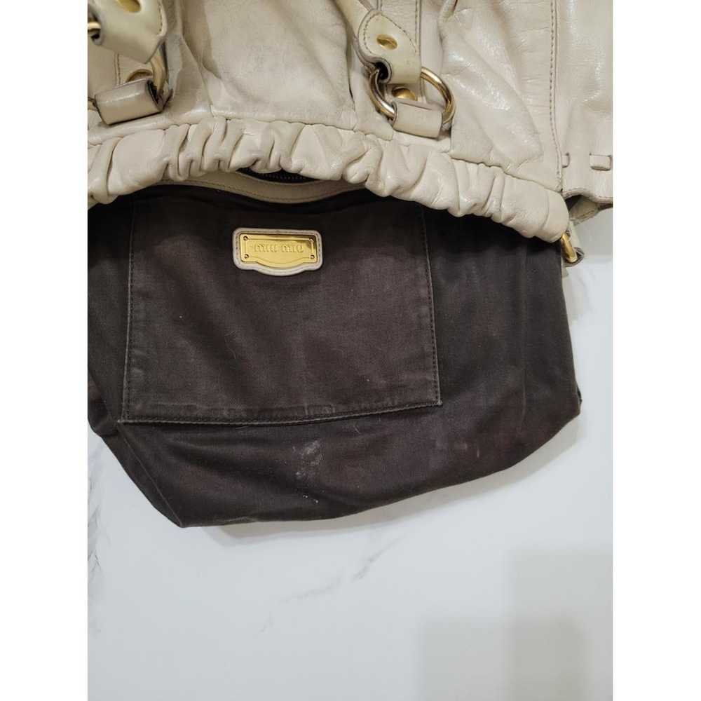 Miu Miu Vitello leather handbag - image 5