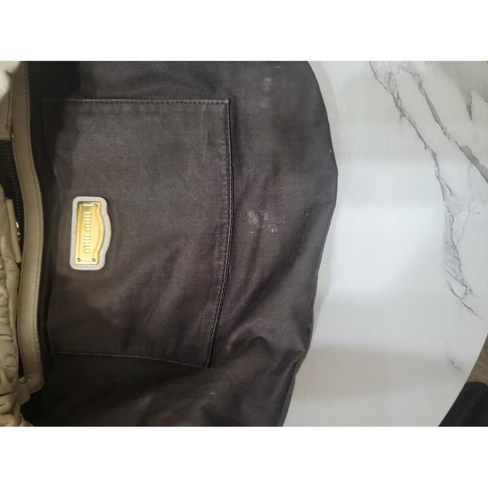 Miu Miu Vitello leather handbag - image 6