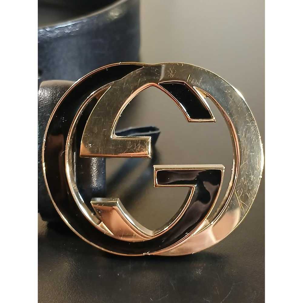 Gucci Gg Buckle leather belt - image 9
