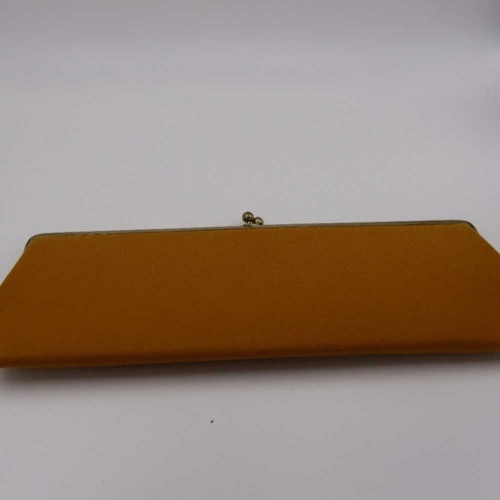 Ingber Vintage Wool Clam Shell Elongated Wallet C… - image 2