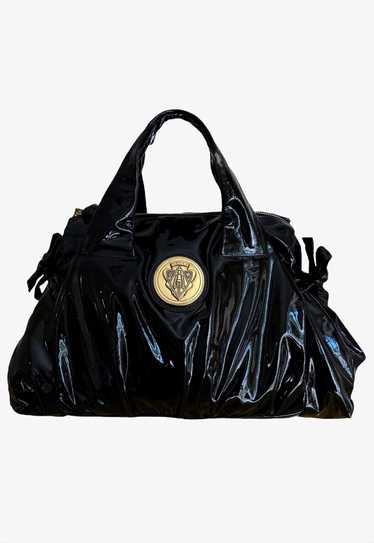 Vintage Gucci Patent Leather Crystal Hysteria Han… - image 1