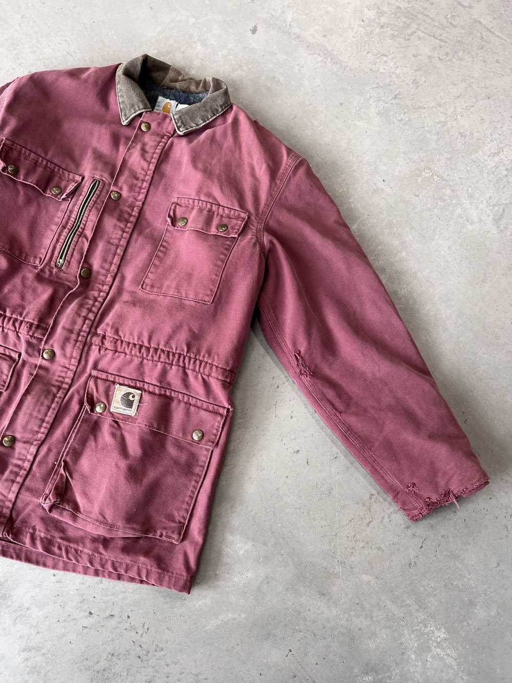 Carhartt × Vintage Carhartt Flannel Lined Jacket … - image 2