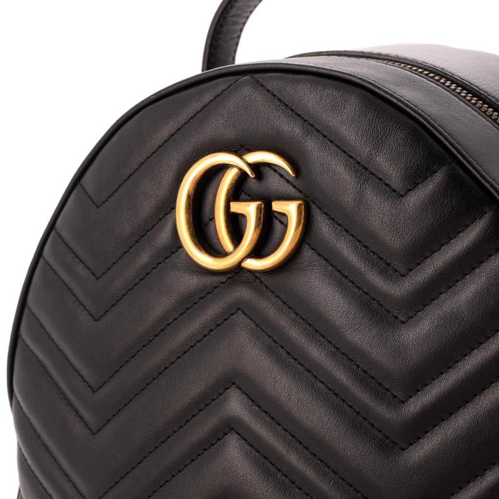 Gucci Leather backpack - image 6