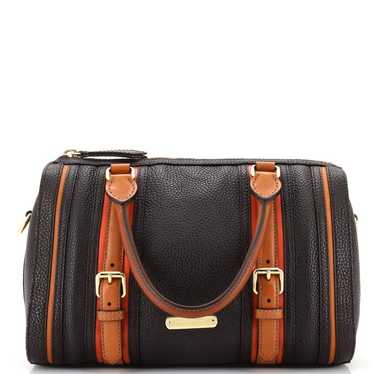 Burberry Leather bowling bag