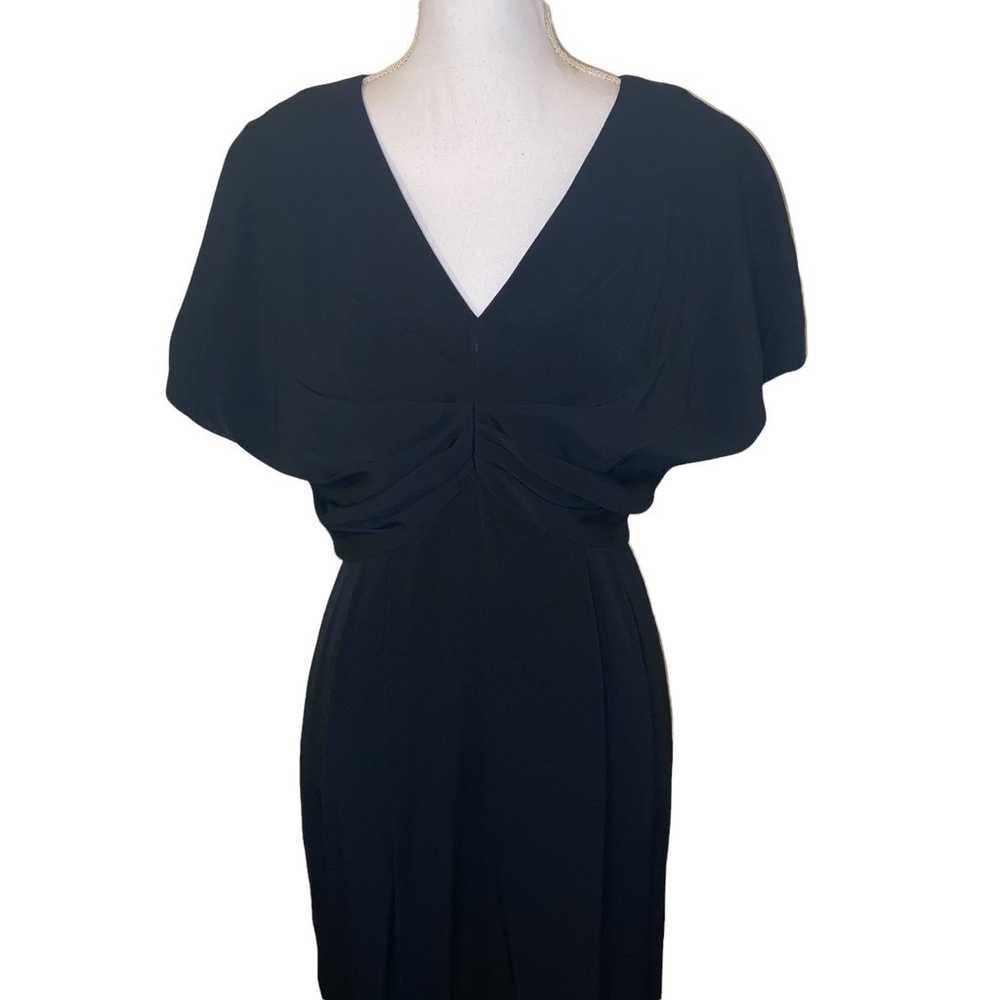 Vintage 80s Bergdorf Goodman Dress Blousy Pleated… - image 2