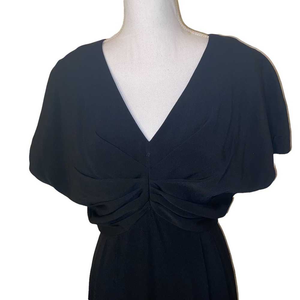 Vintage 80s Bergdorf Goodman Dress Blousy Pleated… - image 3