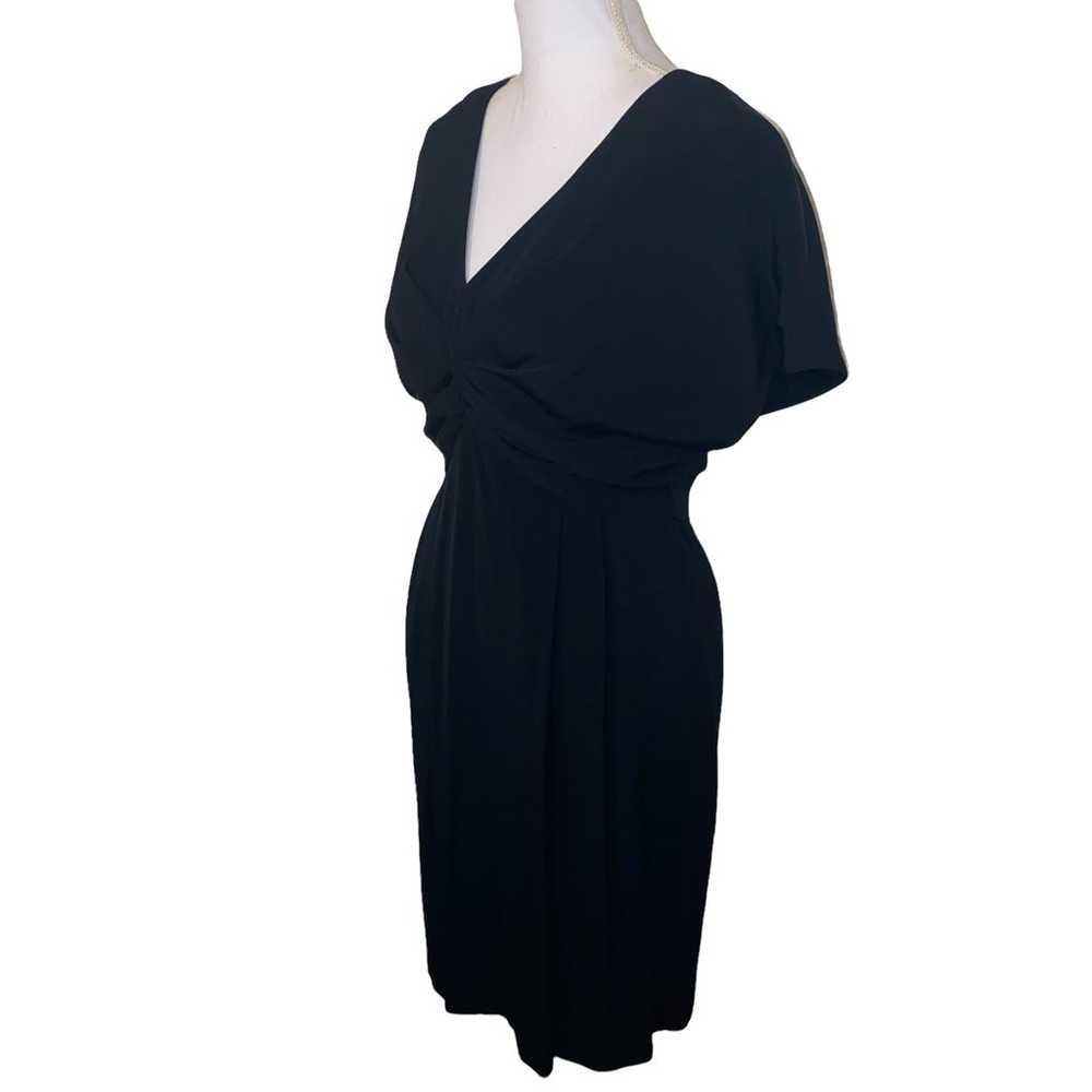 Vintage 80s Bergdorf Goodman Dress Blousy Pleated… - image 4