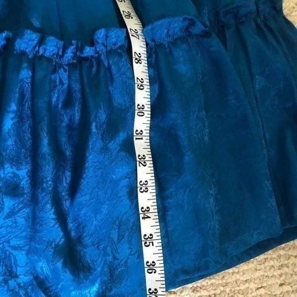 HP Vintage handmade Blue dress size medium - image 10