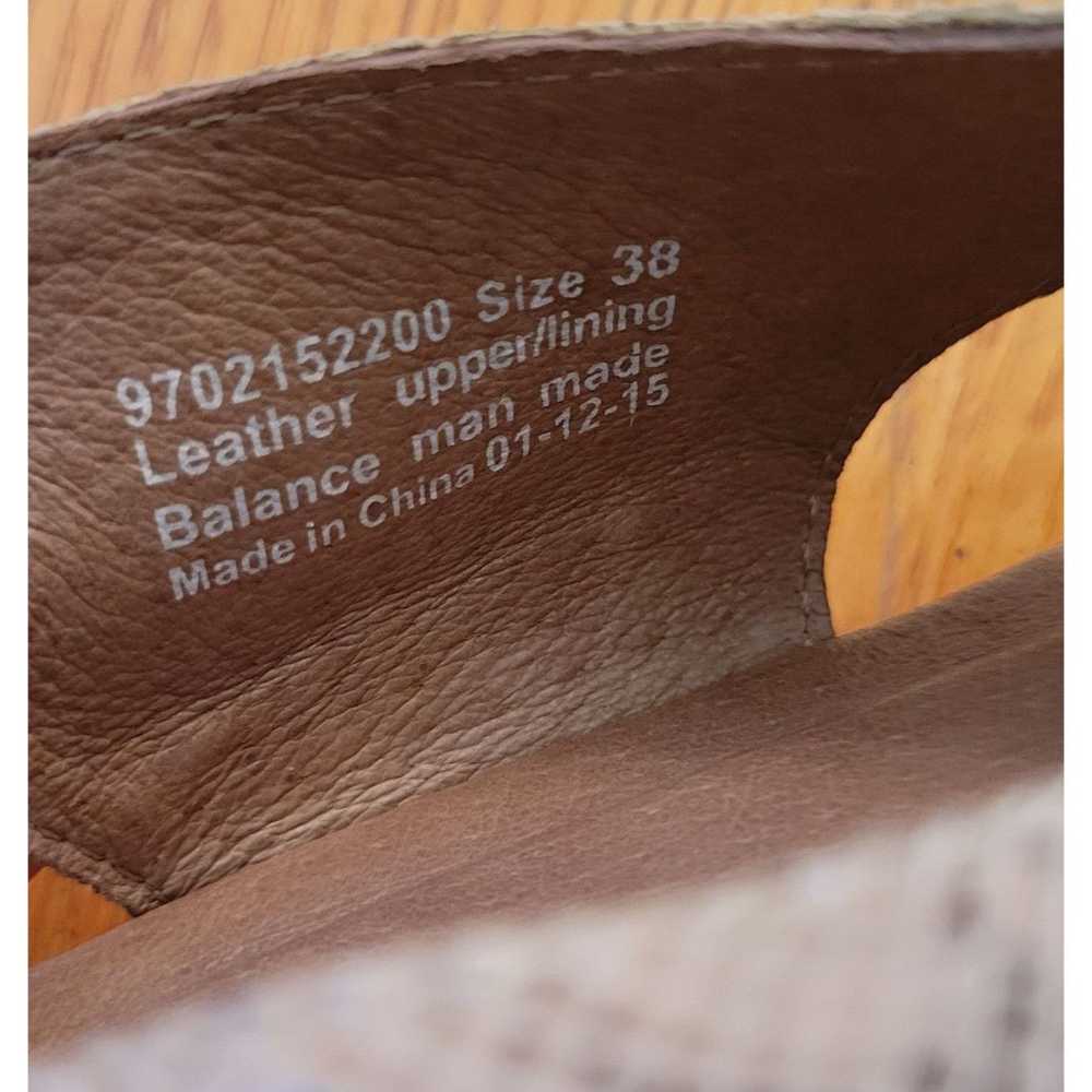 Dansko Dansko 38 Animal Print Leather Sandals Ope… - image 6