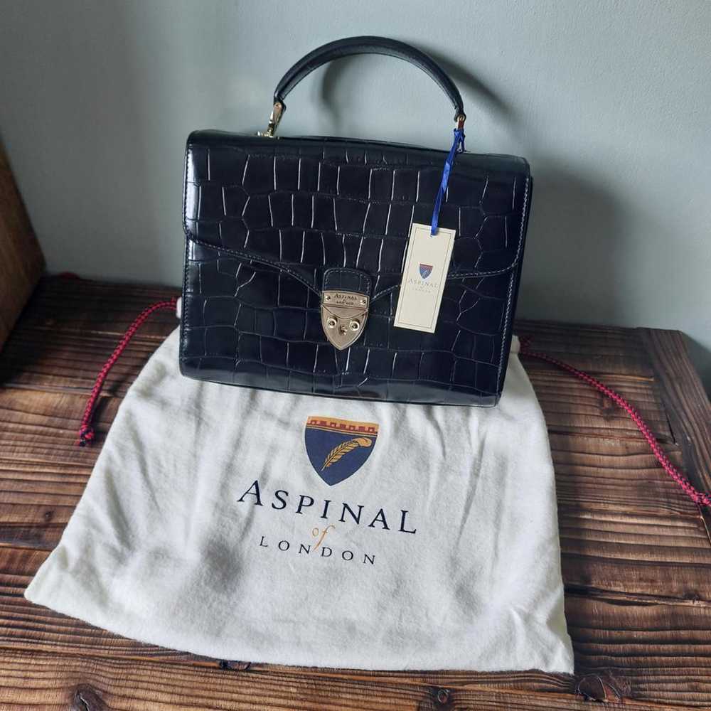Aspinal Of London Midi Mayfair leather handbag - image 8