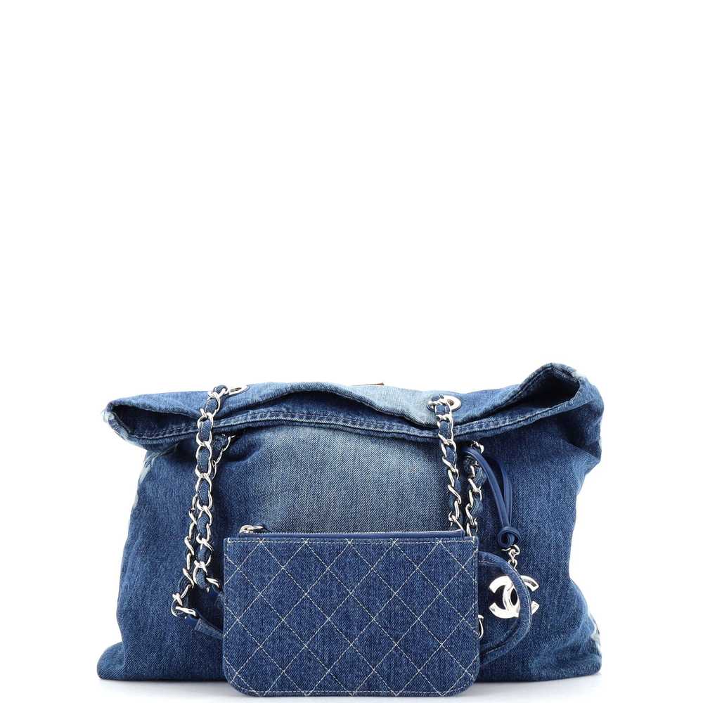 Chanel Open Shopping Tote Degrade Denim Medium - image 2