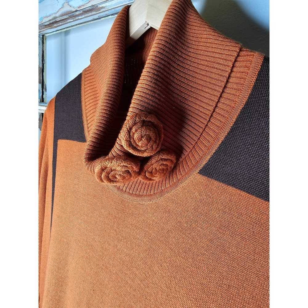 Merino Wool Vintage Escola Cowl Neck Pullover Lad… - image 8
