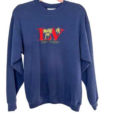 Vintage Las Vegas Sweatshirt Embroidered Sweatshi… - image 1