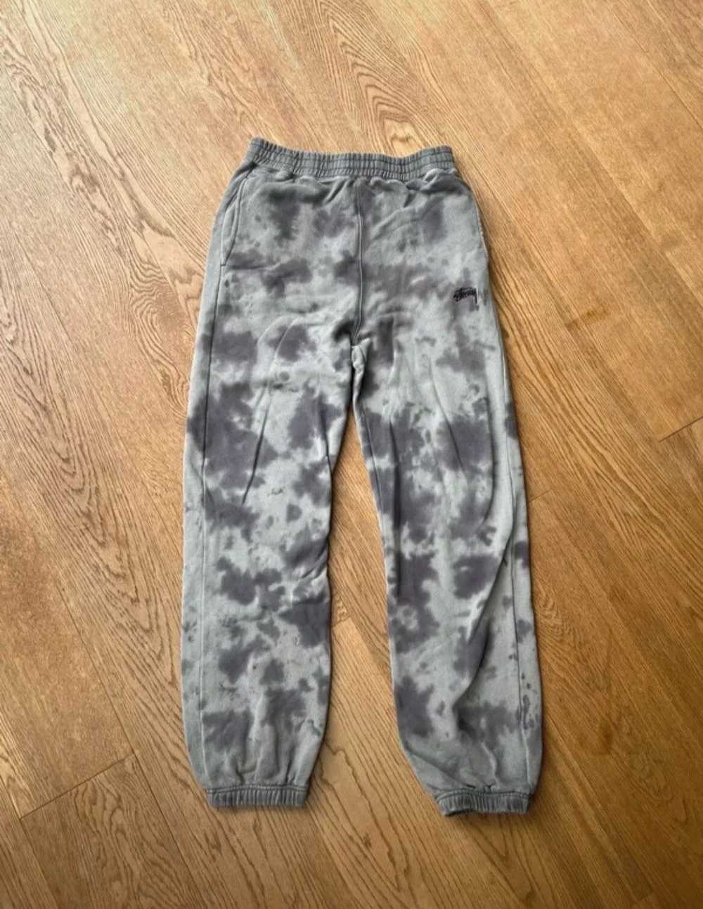 Stussy Stussy Tie Dye Grey Sweatpants - image 4