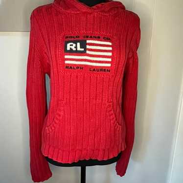 Vintage Polo Jeans Co Ralph Lauren Sweater Hoodie - image 1