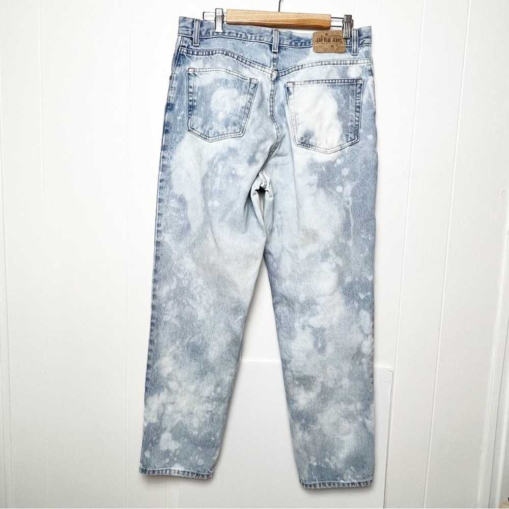 Gap Gap Distressed Marble Bleached Upcycled High … - image 4