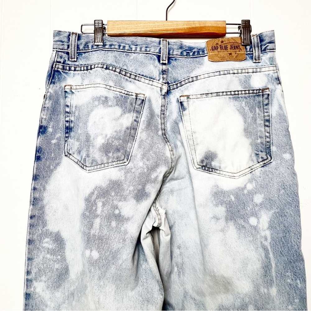 Gap Gap Distressed Marble Bleached Upcycled High … - image 5