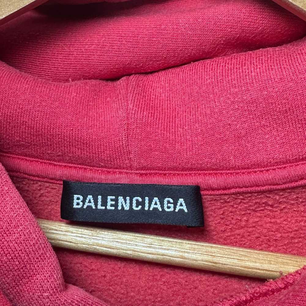 Balenciaga Red Sinners Short Sleeve Hoodie - image 6