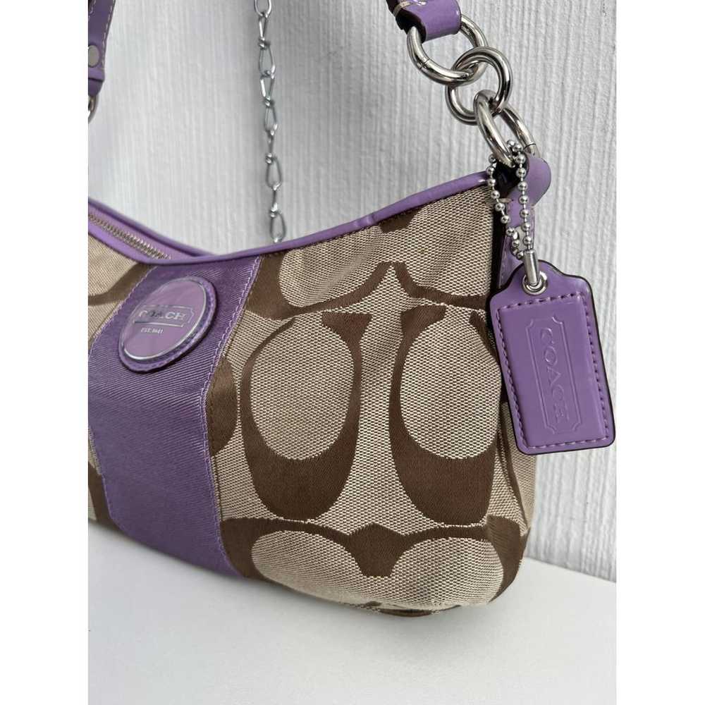 Coach Signature Sufflette cloth handbag - image 3