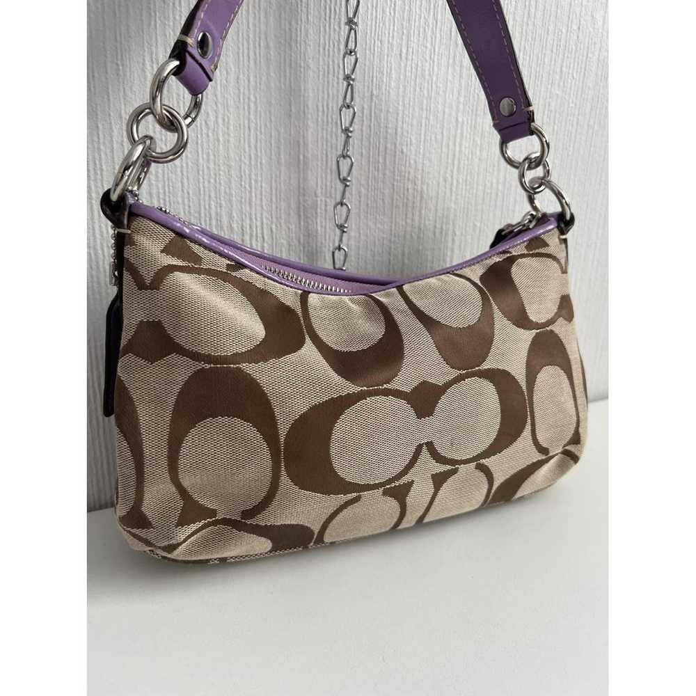 Coach Signature Sufflette cloth handbag - image 4