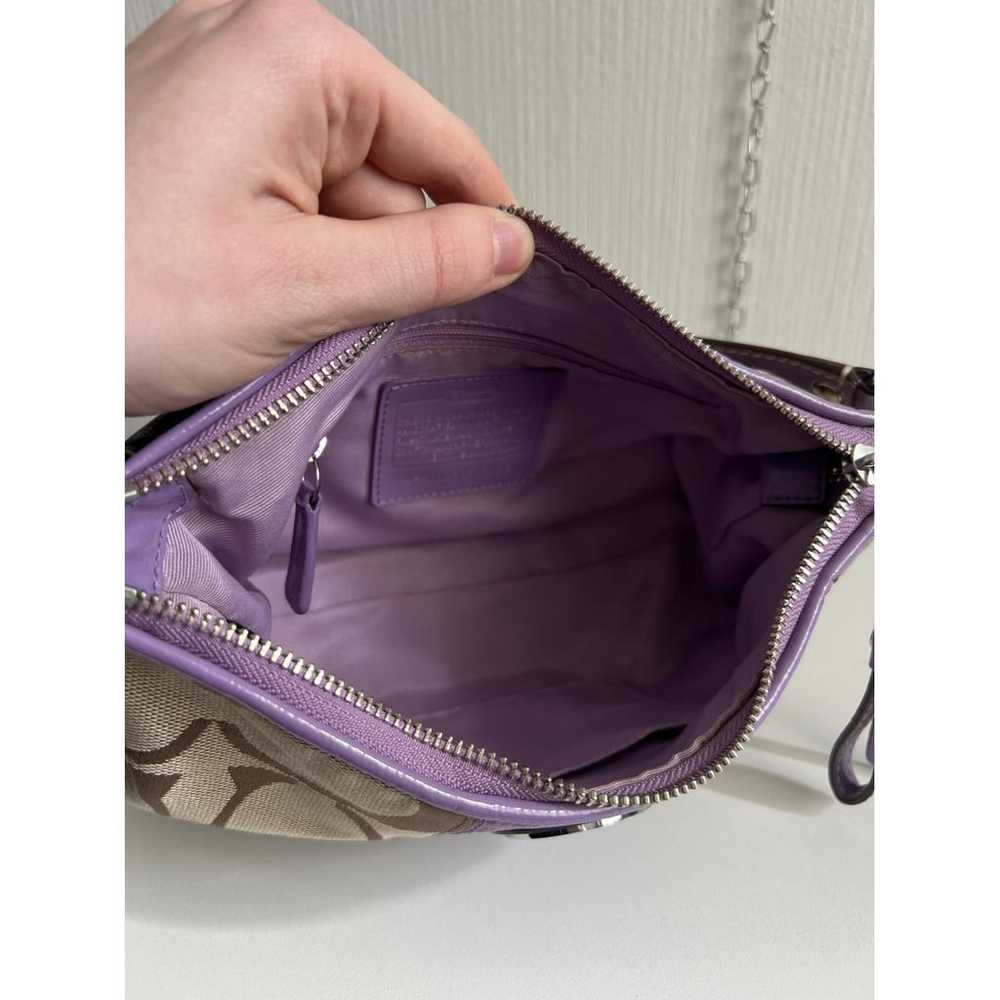 Coach Signature Sufflette cloth handbag - image 7