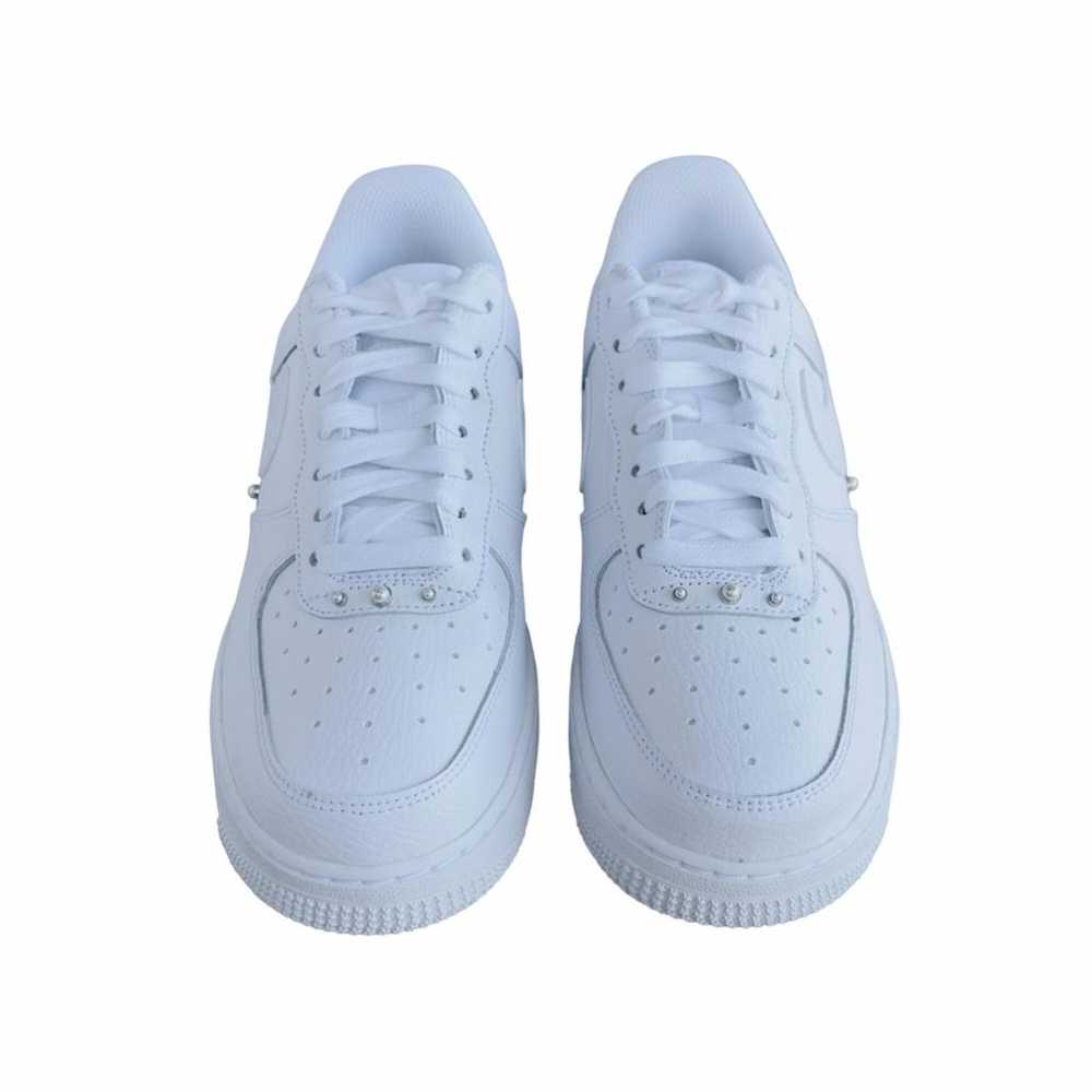 Nike Air Force 1 leather trainers - image 4