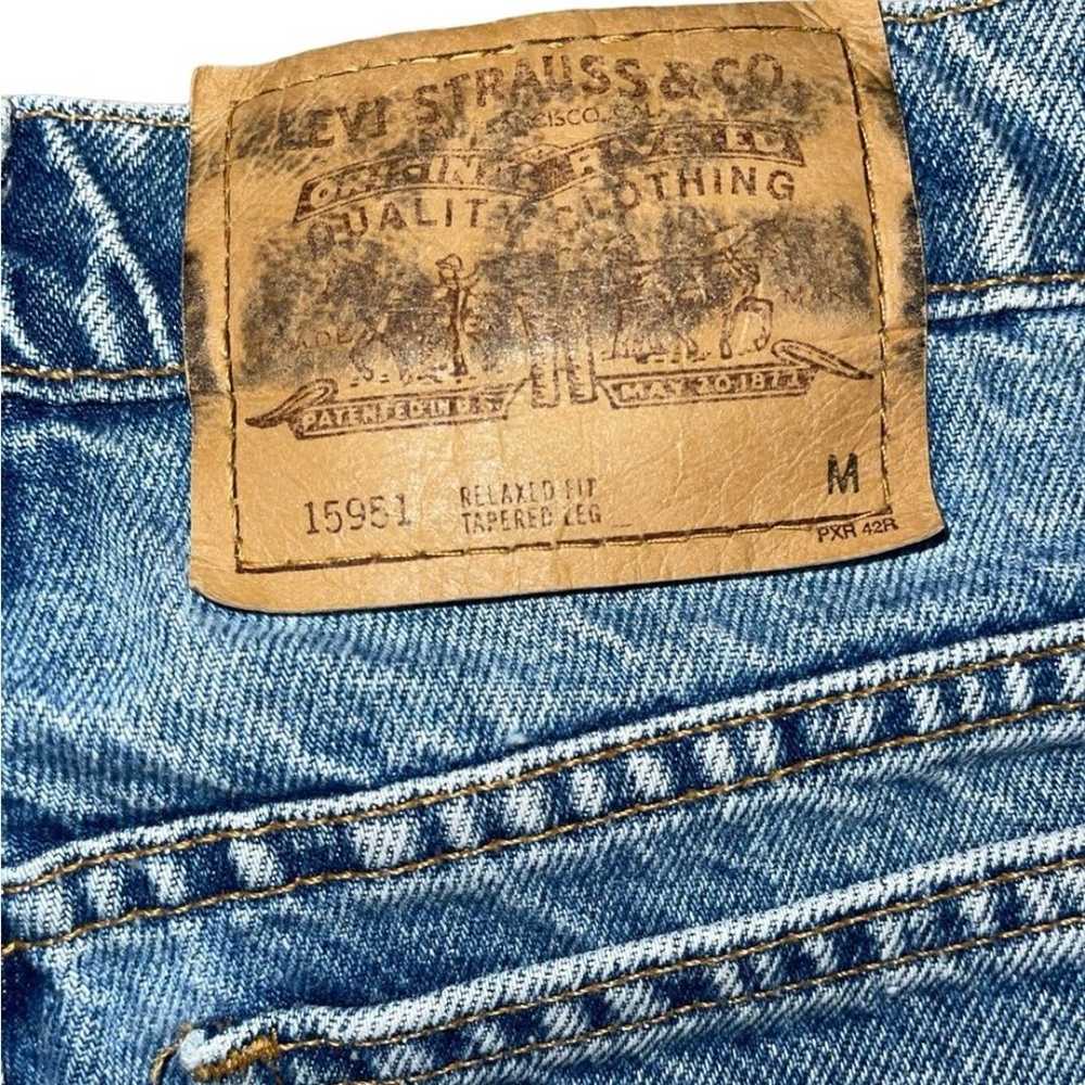 Vintage Orange Tab Levi’s 950 Relaxed Tapered Fit… - image 5