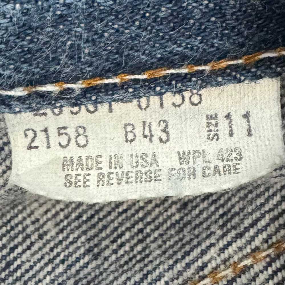 Vintage Levis 501 Made in USA Button Fly Jeans 11… - image 10