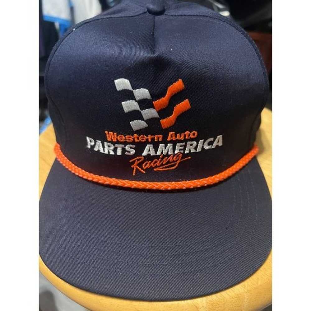 Vintage Western Auto Parts Racing SnapBack Hat - image 1