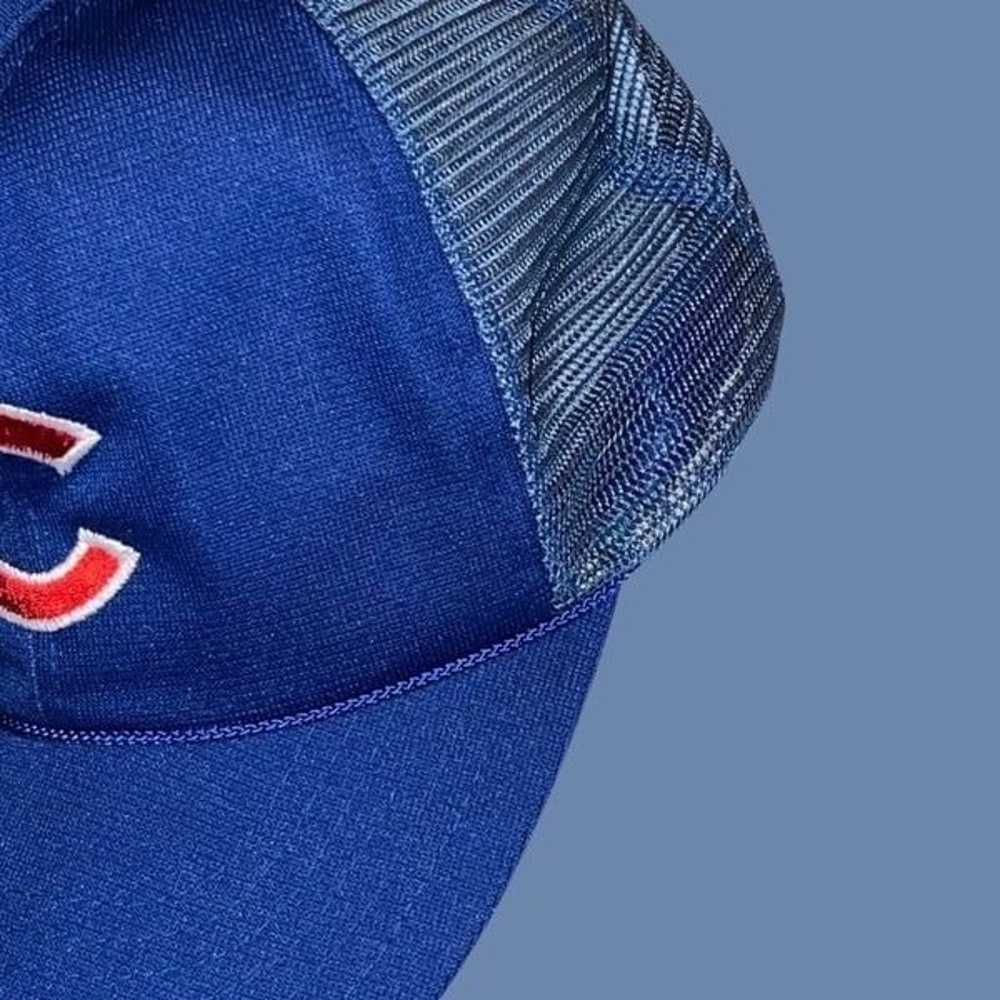 Vintage MLB Chicago Cubs Snapback Trucker Hat - image 4