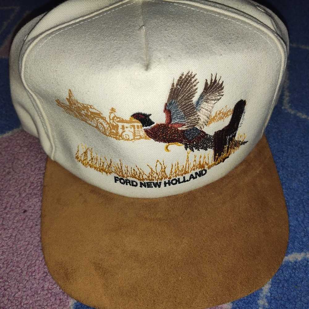 Vintage Ford New Holland SnapBack Hat K-Products … - image 1