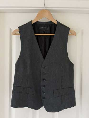 Rag & Bone Rag & Bone Vest Waistcoat Grosvenor Gre