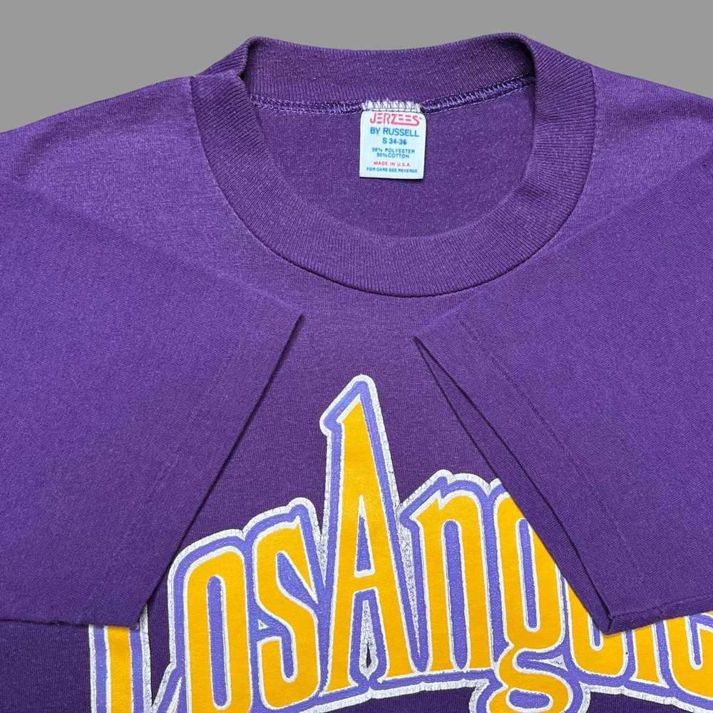 Vintage 1980s NBA Los Angeles Lakers Logo Basketb… - image 2