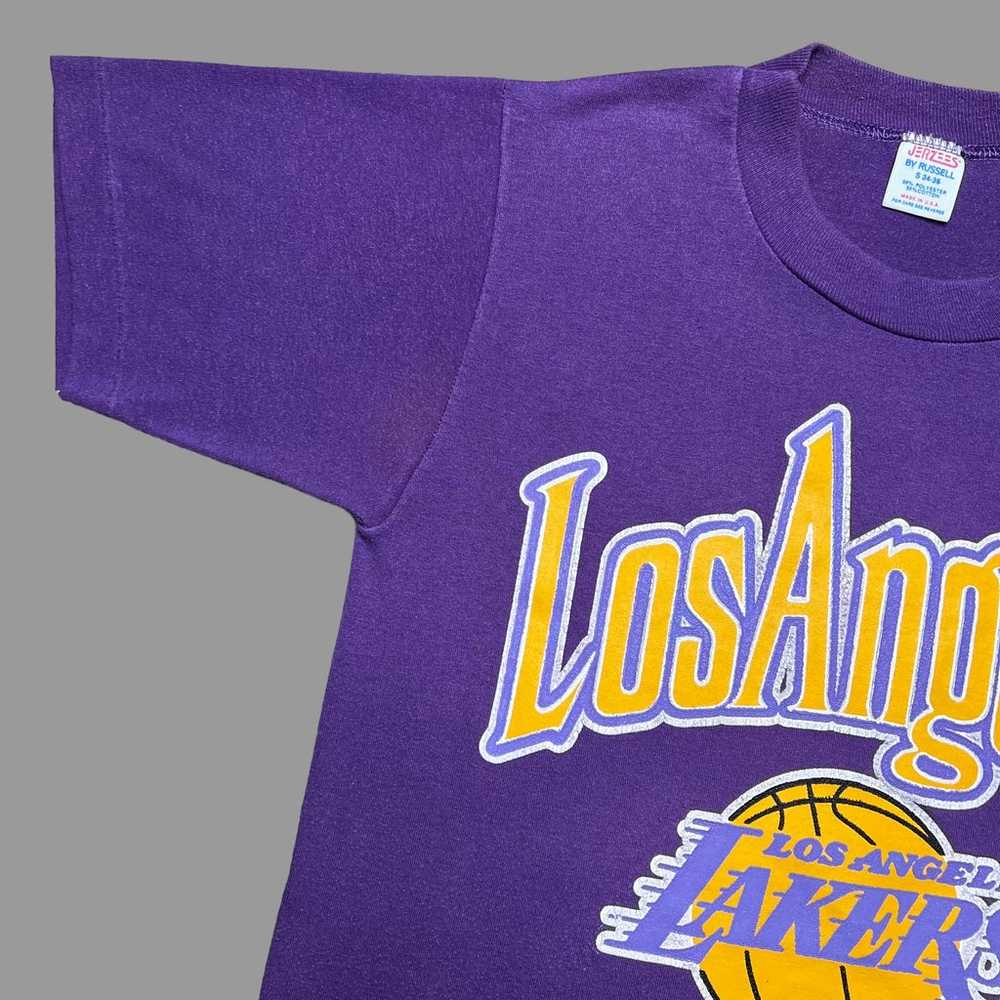 Vintage 1980s NBA Los Angeles Lakers Logo Basketb… - image 4