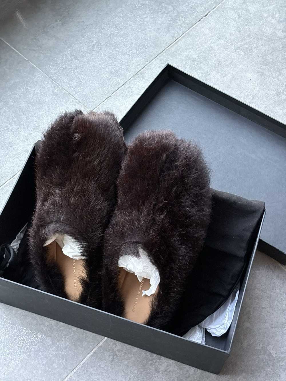 Dries Van Noten Dries Van Noten platform fur mule - image 12